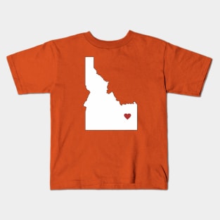 Idaho Loves Idaho Falls/Pocatello/Rexburg Kids T-Shirt